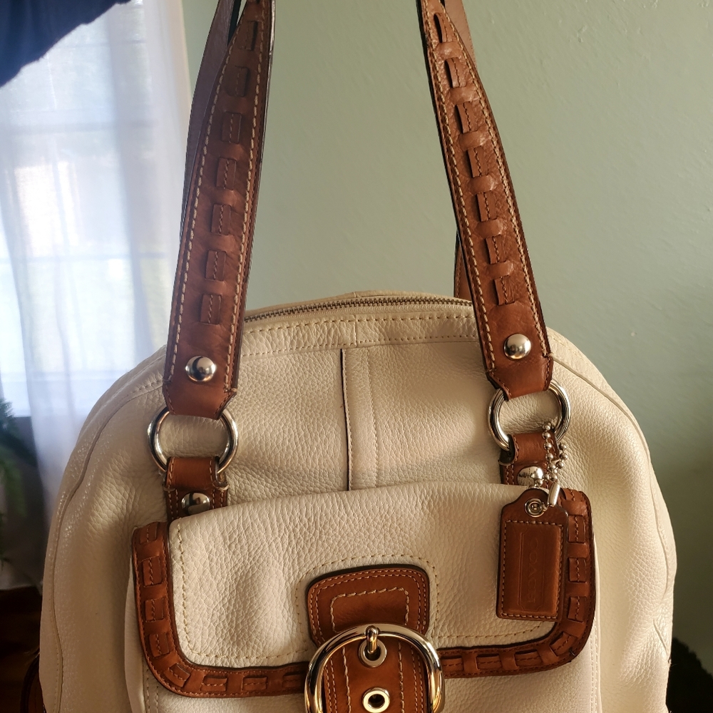 Coach sholder bag domed satchel
